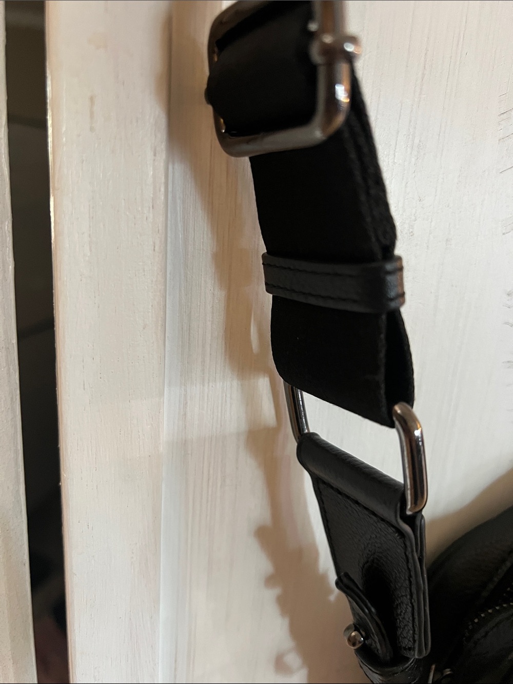 Botkier Black Pebbled Leather Messenger Crossbody - Picture 6 of 11